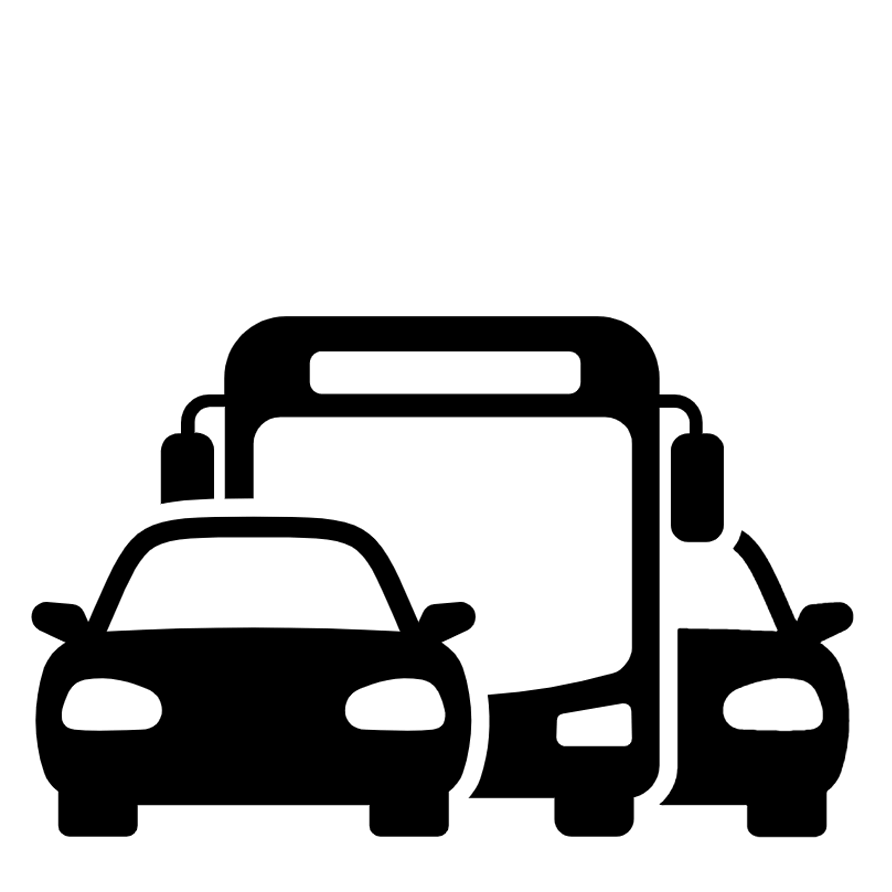 car and bus icon